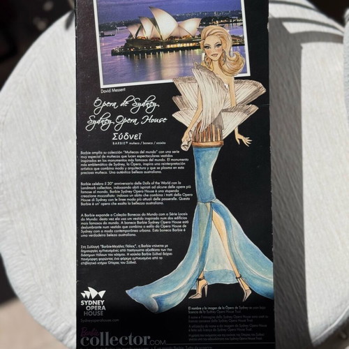 Barbie doll Sydney Opera House 2010 new