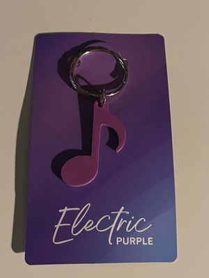 Keychain new, purple