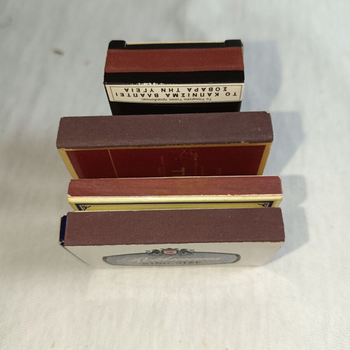 Dunhill Marlboro Rothmans Ph. Morris vintage cigarette matchboxes set of 4 unused