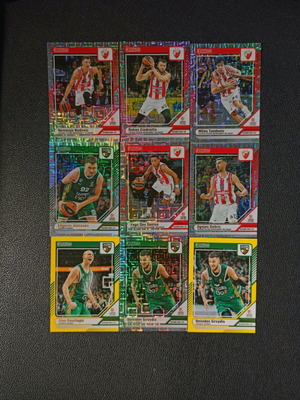 Panini Donruss Euroleague 2024-2025 lot of 16 cards Zalgiris, Anadolu Efes, Red Star new