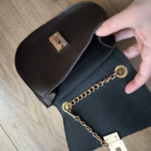 Ophelia bag crossbody leather like new, brown