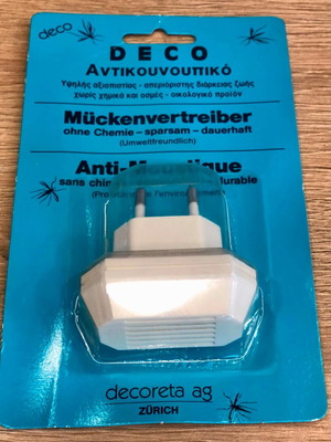 Ultrasonic mosquito repellent new, set of 5 pieces