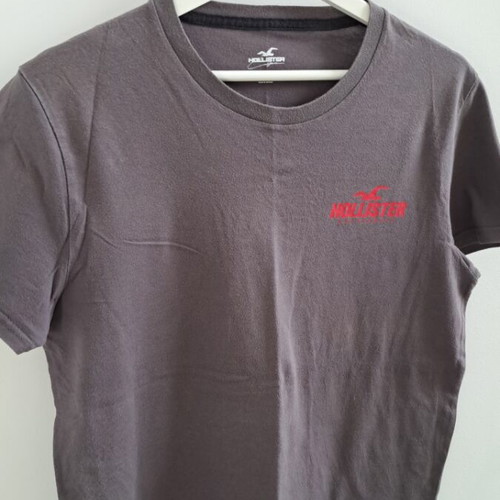 Hollister men's t-shirt like new, gray, size S