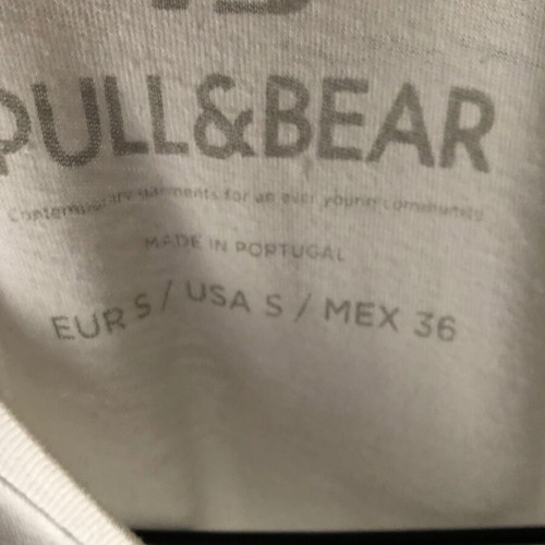 Pull & Bear white sleeveless shirt S