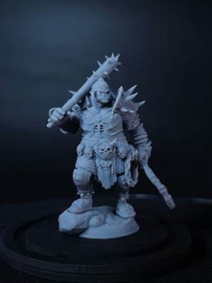 Μινιατούρα Orc Enforcer 28mm άβαφη ρητίνης σαν καινούργια