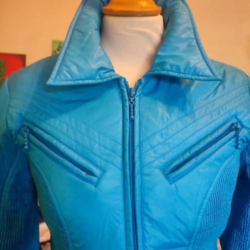 Miss Sixty vintage rare jacket like new, blue turquoise