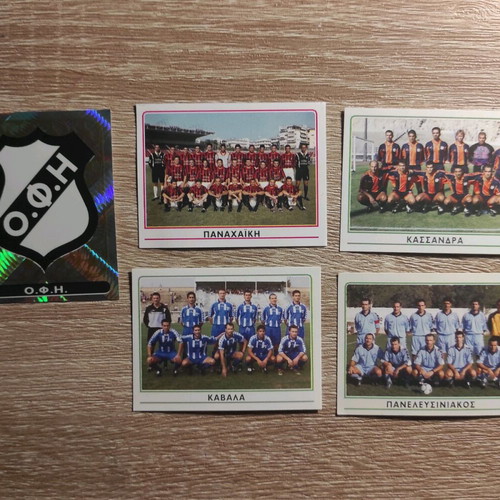 Panini Football Stickers 2002 like new, pack of 7