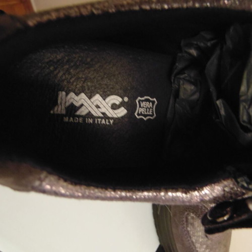 Imac women's shoes 100% leather new, gray, size 41
