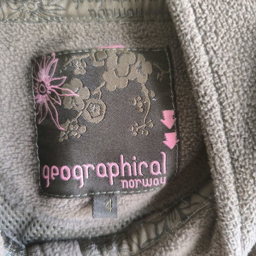 Geographical Norway women's thermal fleece L brown like new