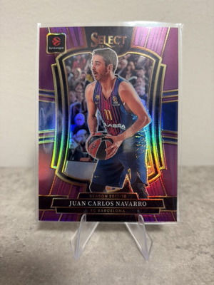 2025-26 Panini Select EuroLeague Purple Prizm #142 Juan Carlos Navarro new