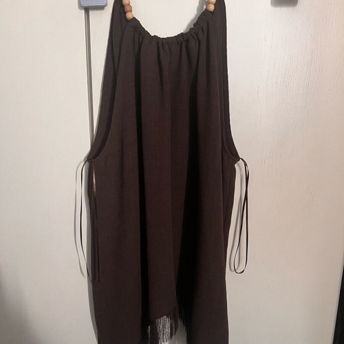 Zara sleeveless top with neckline design, like new, brown, size M