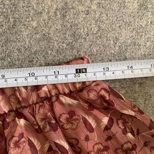 Mini skirt size S like new, pink and red