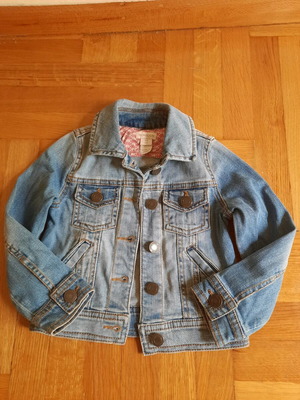 Monsoons denim jacket for girls 3-4 years like new, blue