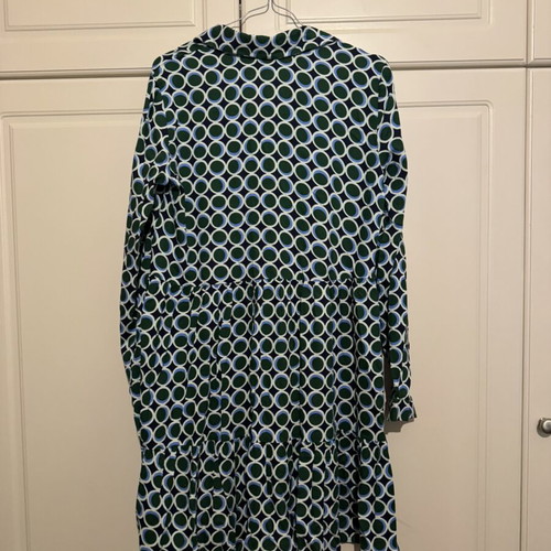 Stradivarius dress like new, blue and green, size M
