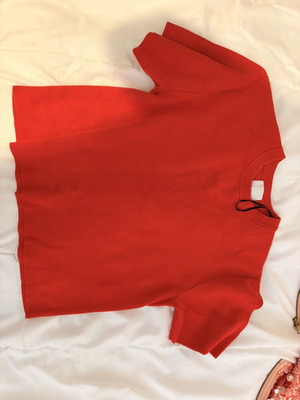 H&M T-shirt used, size M, red