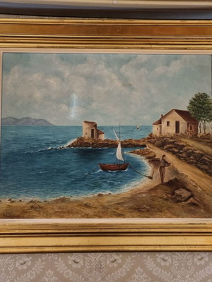 Painting signed by A.Kapel used