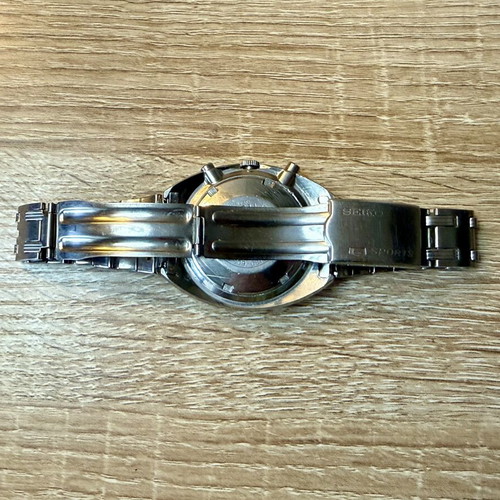 Seiko 6139-6031 Coke Vintage Chronograph watch used with original bracelet