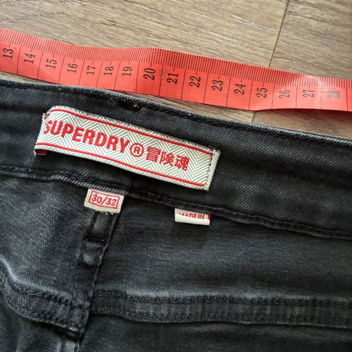 SuperDry jeans dark gray, like new, size M 38 10
