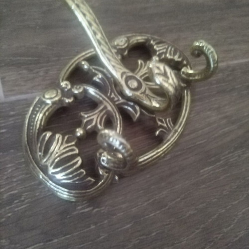 Vintage wall hanger used, metal