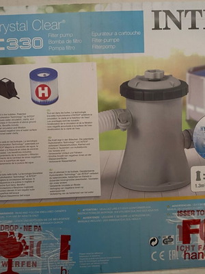 Pool filter pump C330 new with 3 type H replacements