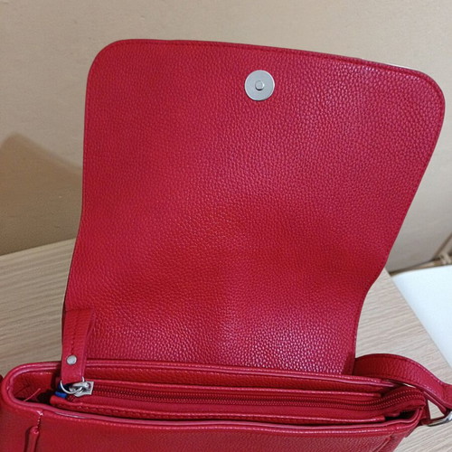 Harvey Miller shoulder bag like new, white and red