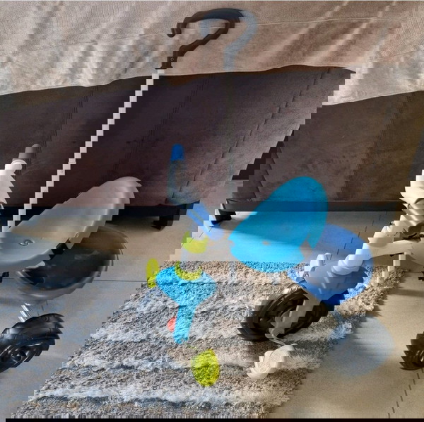 Smoby Παιδικό Τρίκυκλο Ποδήλατο Μετατρεπόμενο, με Χειρολαβή Γονέα & Αποθηκευτικό Χώρο Be Fun για 15+
