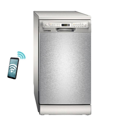 Pitsos DSS60I00 inox dishwasher, 9 place settings, wi-fi