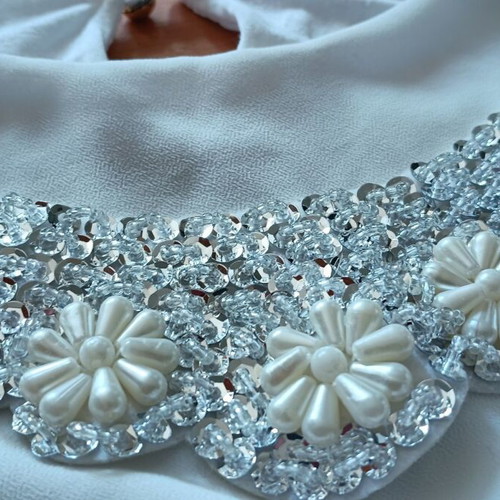 Italian dress, white, size M