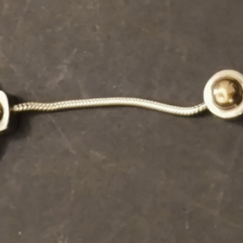Silver gold 750/925 necklace