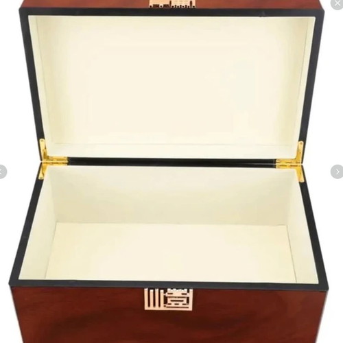 Luxury wooden box new for storage and decoration