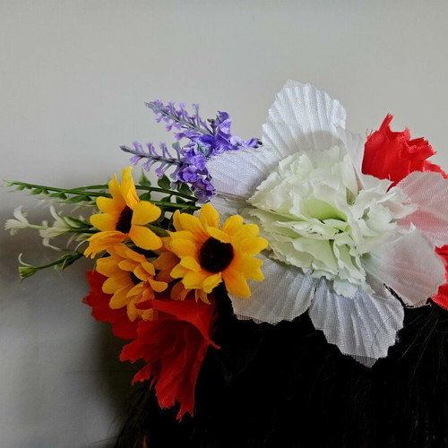 Handmade diadem and prochelnik set new, folk motifs