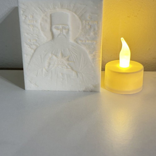 Lamp with image of Saint Ephraim made to order