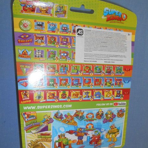 Super Zings Rivals of Kaboom set new with 5 figures and Superslider