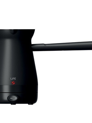 LiFE GISVES Flat Black Series ηλεκτρικό μπρίκι 1000W με αισθητήρα υπερχείλισης