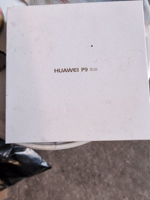 Huawei P9 lite box with papers used, no phone or cable
