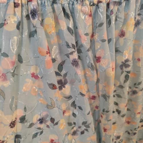 Dream set pants and crop top shirt, linen-like silk fabric, no L/XL