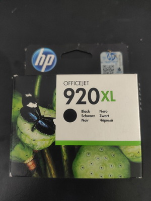 HP 920 XL Ink Black, new sealed