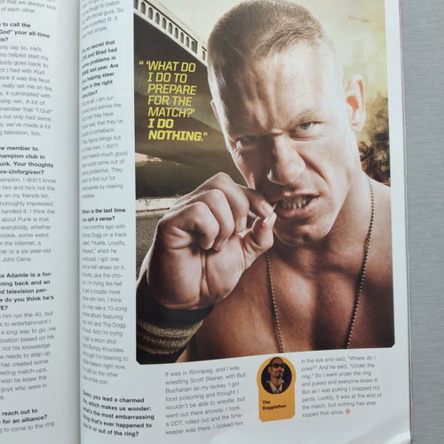 WWE Magazine Holiday 2008 used, John Cena cover