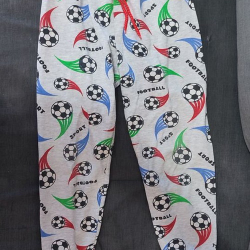 Football Pattern Sweatpants like new, size 7-8 years
