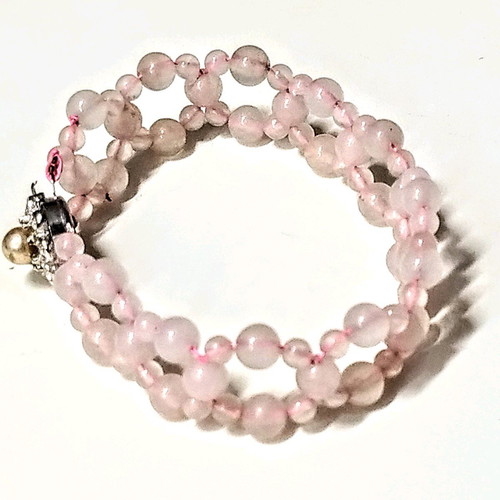Rose Quartz Bracelet new handmade 19 cm