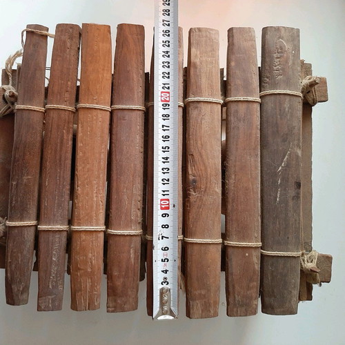African Balafon percussion instrument used, handmade