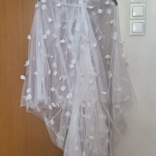Wedding dress handmade like new, Anna Antonopoulou house, white, size S