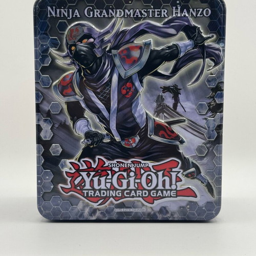 Yu-Gi-Oh! metal tin used, empty collectible