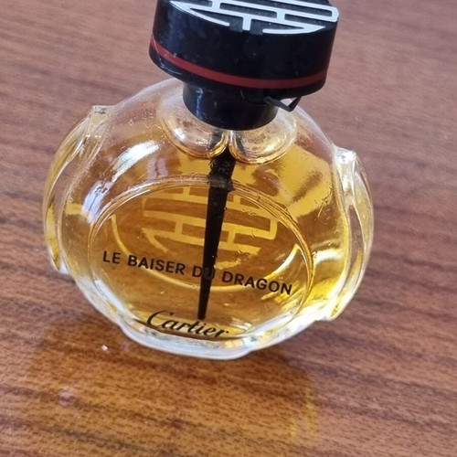Le Baiser Du Dragon by Cartier 0.25oz/7.5ml Edp Mini Splash like new
