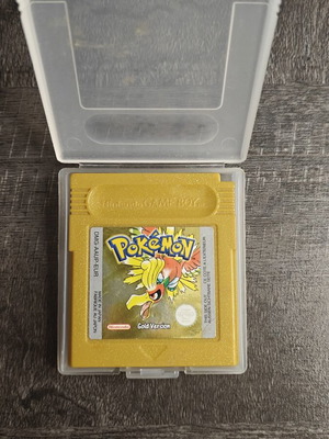 Pokemon Gold Nintendo Game Boy Color μεταχειρισμένο με θήκη