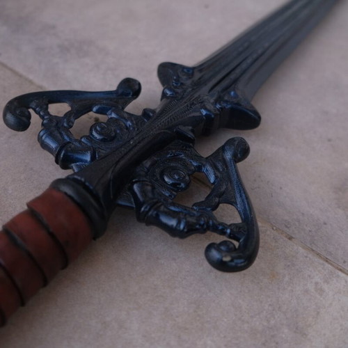 Sword of Miracles Lineage 2 cosplay, 3D printed, leather handle