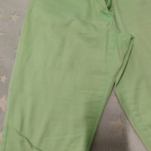 H&M women's jeans used, mint color, size 38