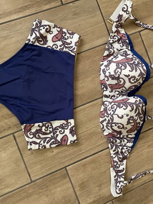 Women's swimsuit used, blue, sizes L and XL