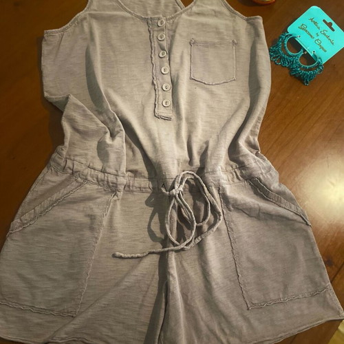 Jumpsuit Bobbi sand color, 100% cotton, like new, size M