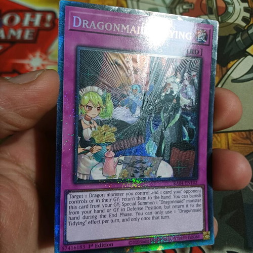 Dragonmaid Tidying Collector's Rare card new